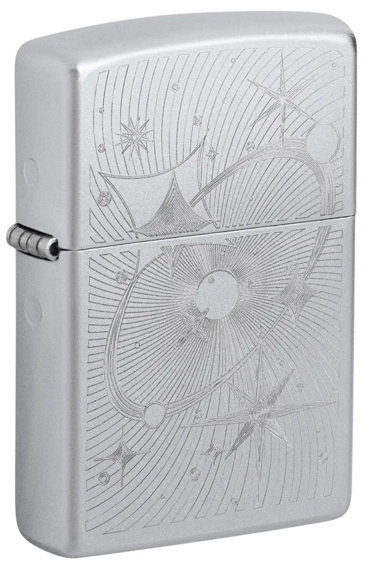Zippo Windproof Lighter — Patterns & Artistic Atomic Cosmos Design