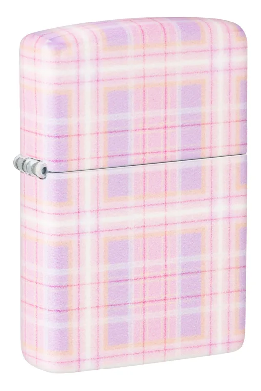 Zippo Windproof Lighter — Patterns & Artistic Bit Safe Screwdriver with Plaid Design
