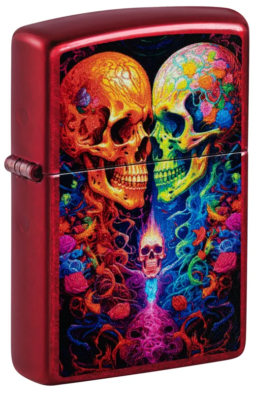 Zippo Windproof Lighter — Patterns & Artistic Candy Skulls Design