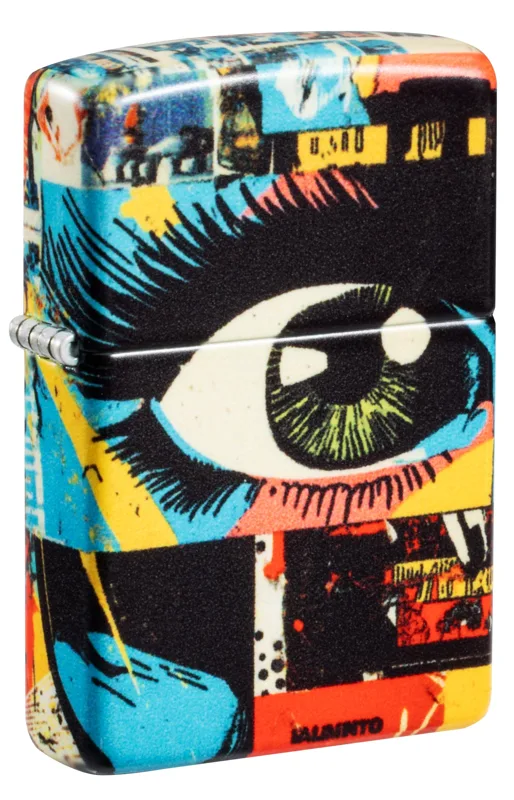 Zippo Windproof Lighter — Patterns & Artistic Eye See You Design