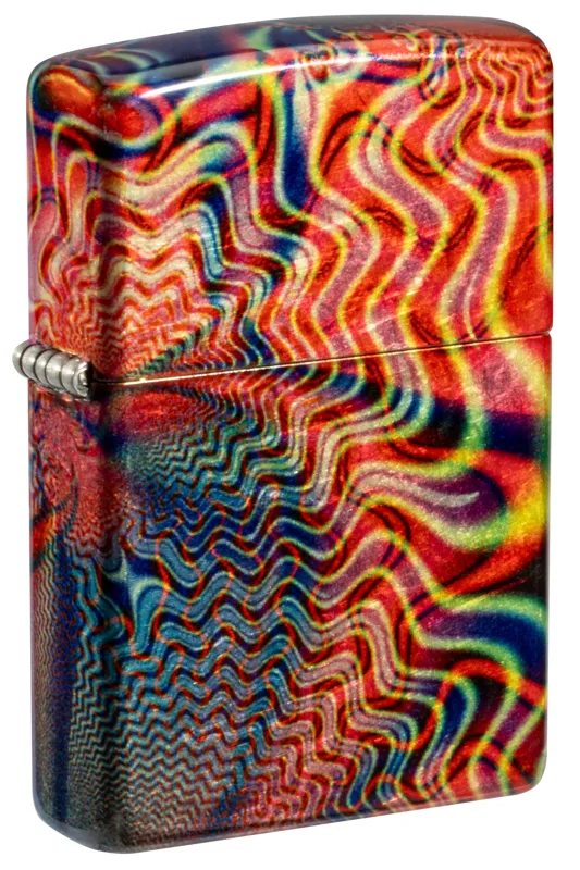 Zippo Windproof Lighter — Patterns & Artistic Fusion Waves Design