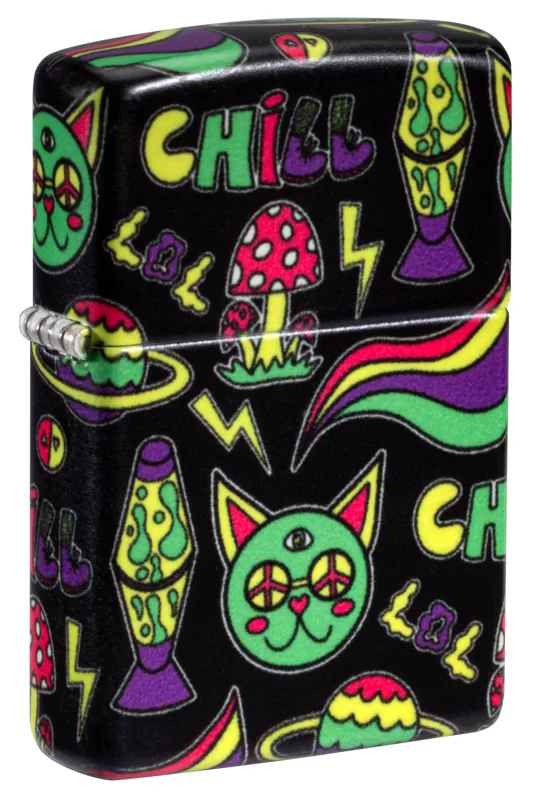 Zippo Windproof Lighter — Patterns & Artistic Glowing Chill Design