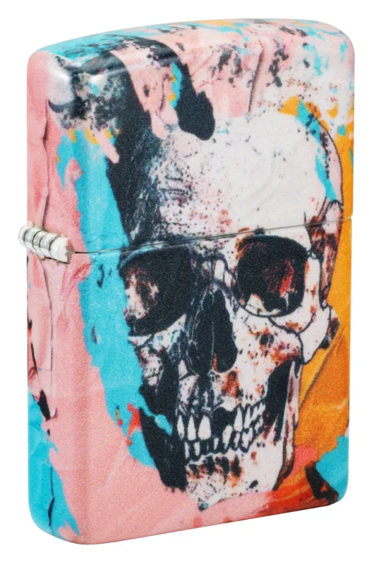 Zippo Windproof Lighter — Patterns & Artistic Graffiti Skull Design