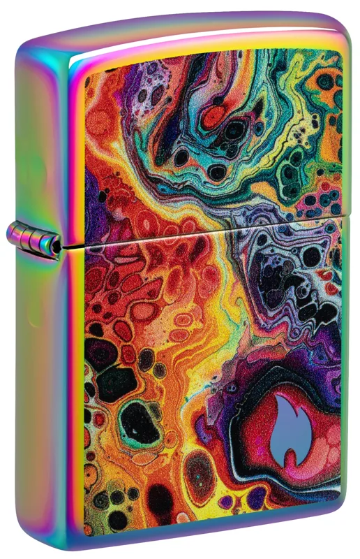 Zippo Windproof Lighter — Patterns & Artistic Mesmerizing Magma Design