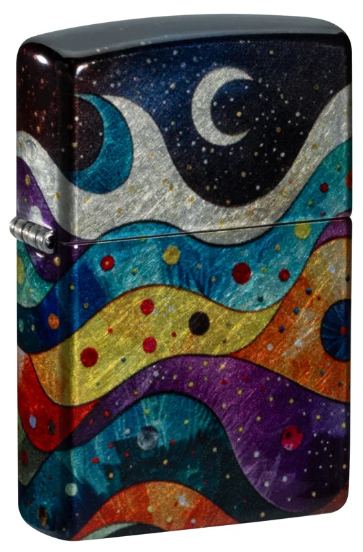 Zippo Windproof Lighter — Patterns & Artistic Space Fusion Design