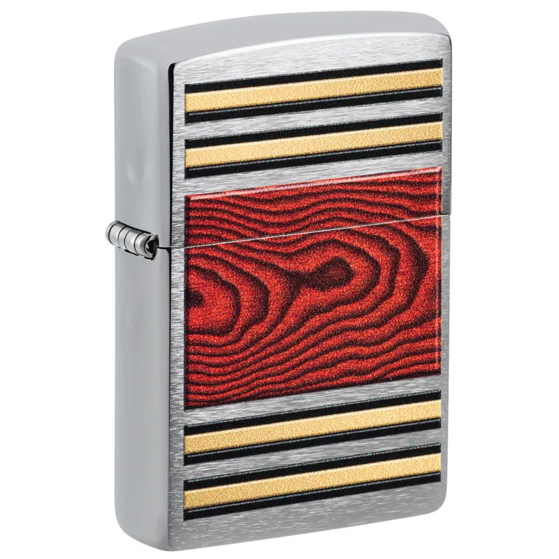 Zippo Windproof Lighter — Patterns & Artistic Woodgrain Design