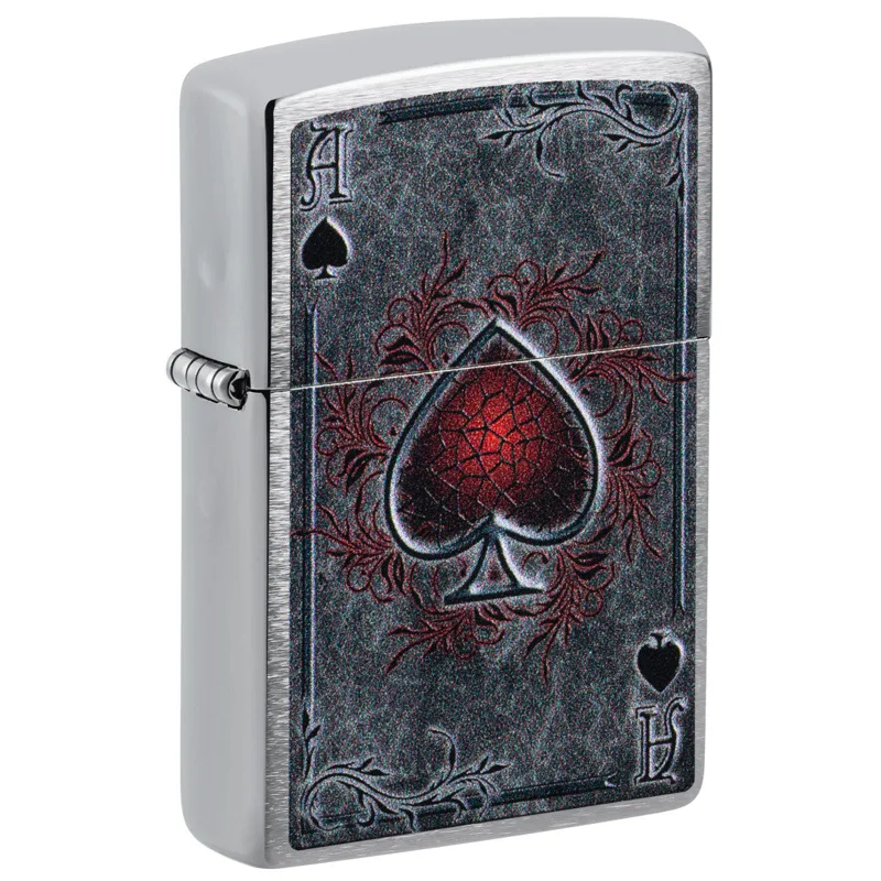 Zippo Windproof Lighter — Sports & Games Antiqued Ace Design