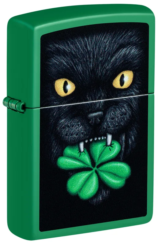 Zippo Windproof Lighter — Sports & Games Feline Lucky Design