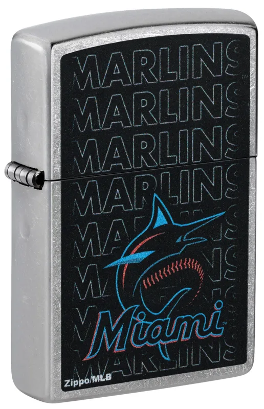 Zippo Windproof Lighter — Sports & Games MLB® Miami Marlins™ Logo Design
