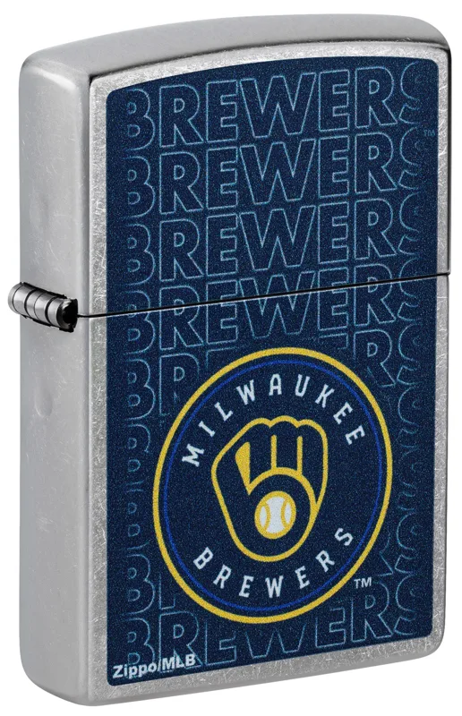 Zippo Windproof Lighter — Sports & Games MLB® Milwaukee Brewers™ Logo Design