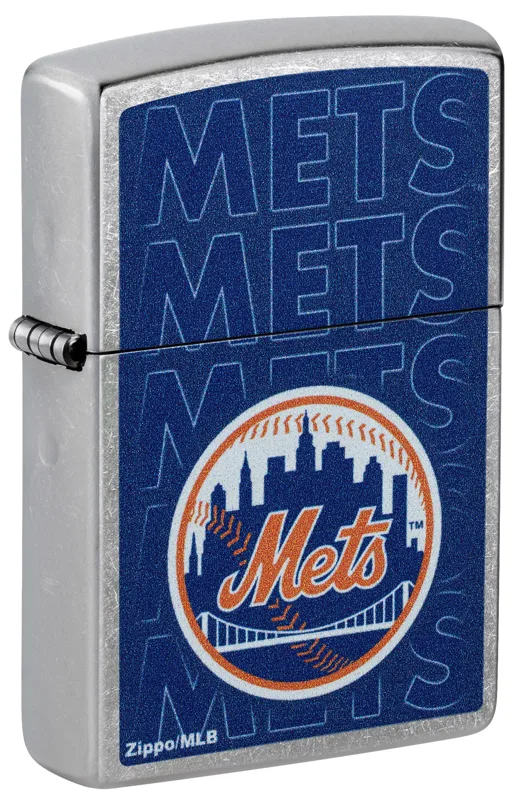 Zippo Windproof Lighter — Sports & Games MLB® New York Mets™ Logo Design