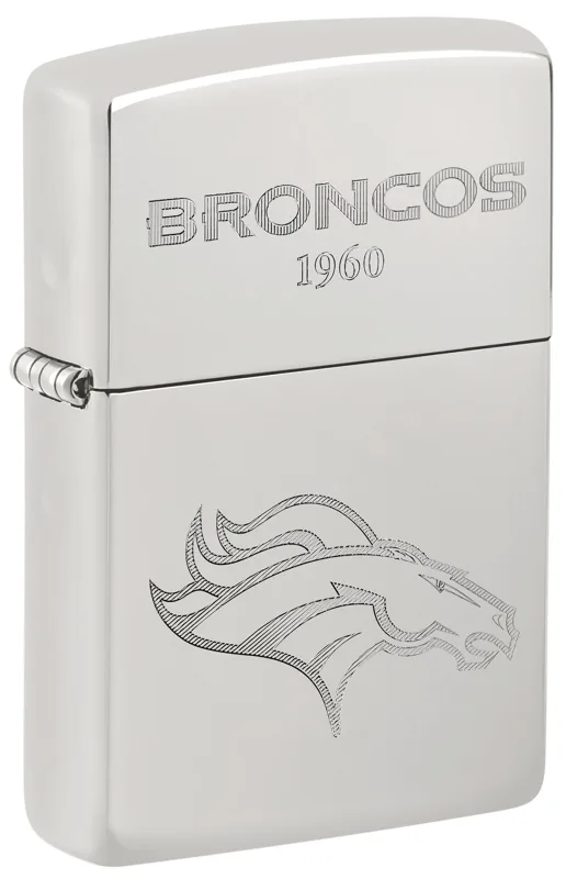 Zippo Windproof Lighter — Sports & Games NFL Sterling Silver Collectible – AFC West