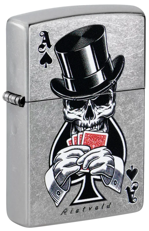 Zippo Windproof Lighter — Sports & Games Rietveld Ace of Spades Design