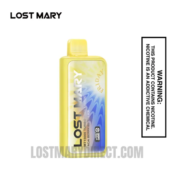 Lost Mary MT15000 Turbo Acai Berry Storm Ice (Friday)
