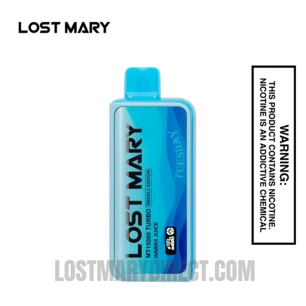 Lost Mary MT15000 Turbo Hawaii Juice (Tuesday)
