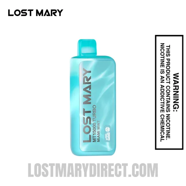 Lost Mary MT15000 Turbo Miami Mint (0% Nic)