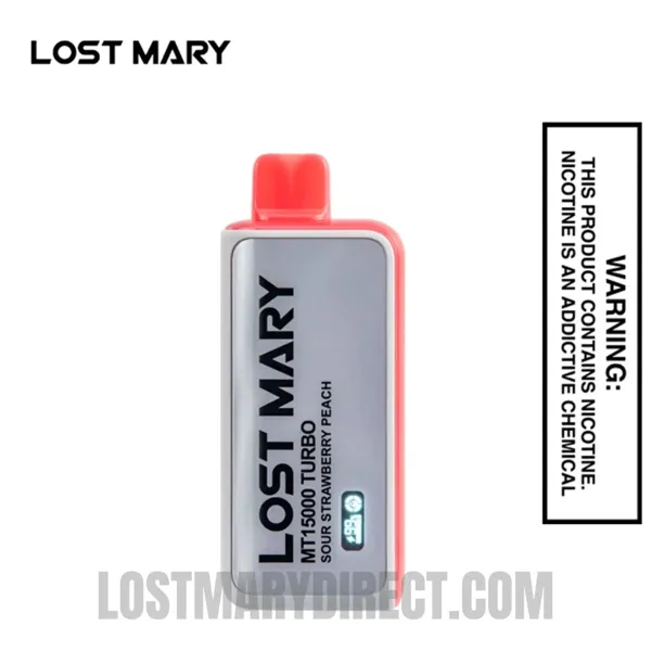 Lost Mary MT15000 Turbo Sour Strawberry Peach