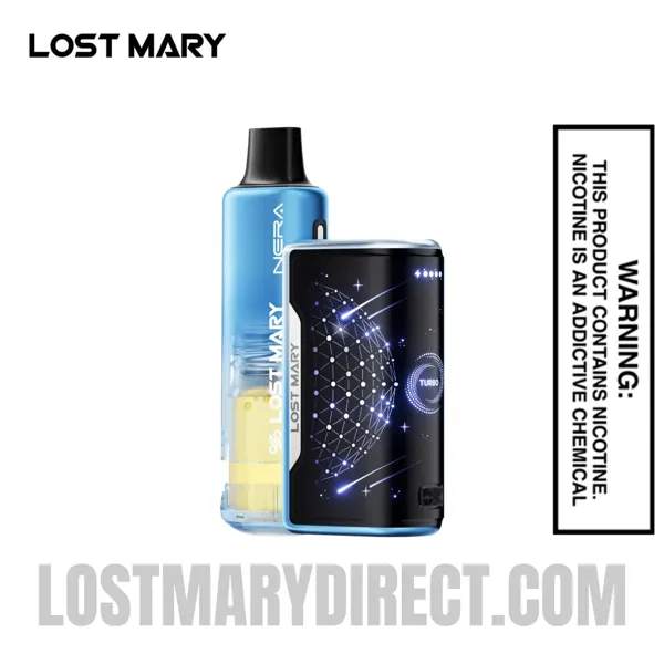 Lost Mary Nera Fullview Kit 70K Blue Razz Ice