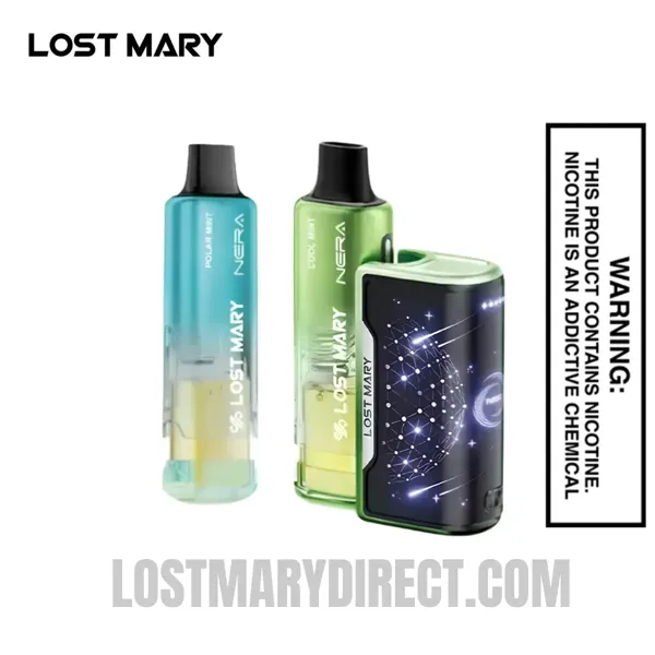 Lost Mary Nera Fullview Kit 70K Cool Mint & Polar Mint
