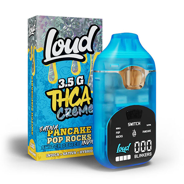 LOUD LOUD THCA CRÈME 3.5G Disposable LOUD THCA CRÈME 3.5G - Pancake (Sativa) x Pop Rocks (Indica)