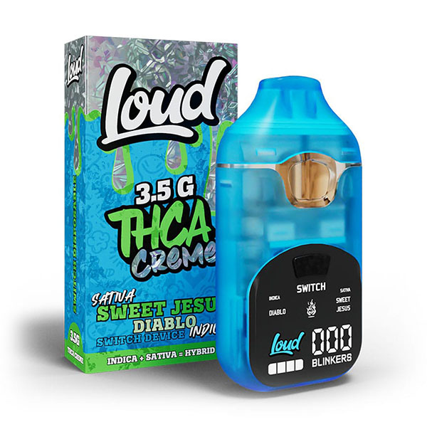 LOUD LOUD THCA CRÈME 3.5G Disposable LOUD THCA CRÈME 3.5G - Sweet Jesus (Sativa) x Diablo (Indica)
