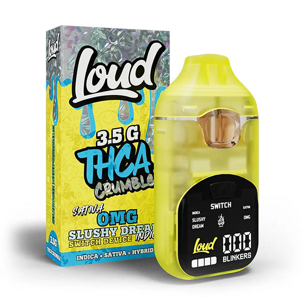 LOUD LOUD THCA CRUMBLE 3.5G Disposable LOUD THCA CRUMBLE 3.5G - OMG (Sativa) x Slushy Dream (Indica)