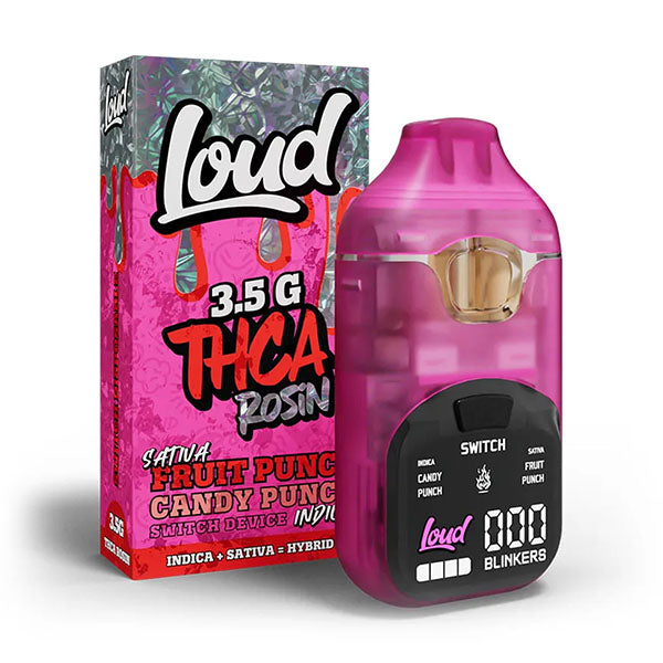 LOUD LOUD THCA ROSIN 3.5G Disposable LOUD THCA ROSIN 3.5G - Fruit Punch (Sativa) x Candy Punch (Indica)