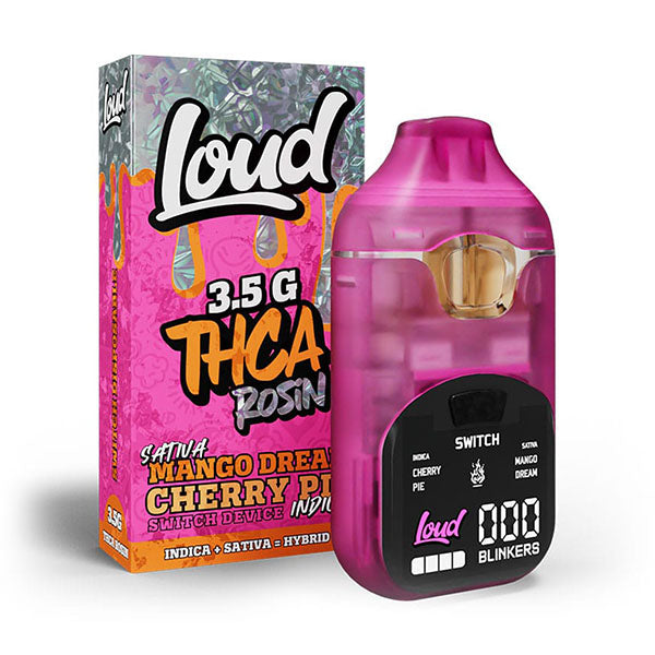 LOUD LOUD THCA ROSIN 3.5G Disposable LOUD THCA ROSIN 3.5G - Mango Dream (Sativa) x Cherry Pie (Indica)