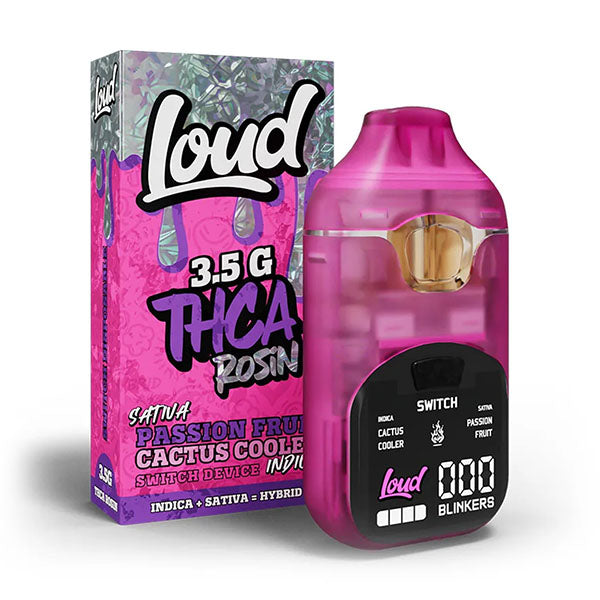 LOUD LOUD THCA ROSIN 3.5G Disposable LOUD THCA ROSIN 3.5G - Passion Fruit (Sativa) x Cactus Cooler (Indica)