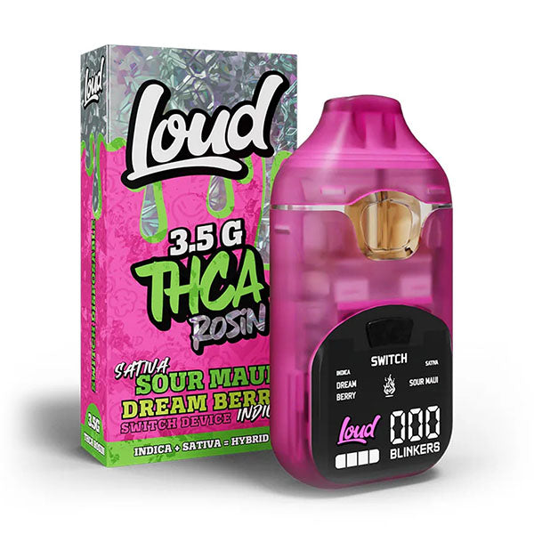 LOUD LOUD THCA ROSIN 3.5G Disposable LOUD THCA ROSIN 3.5G - Sour Maui (Sativa) x Dream Berry (Indica)