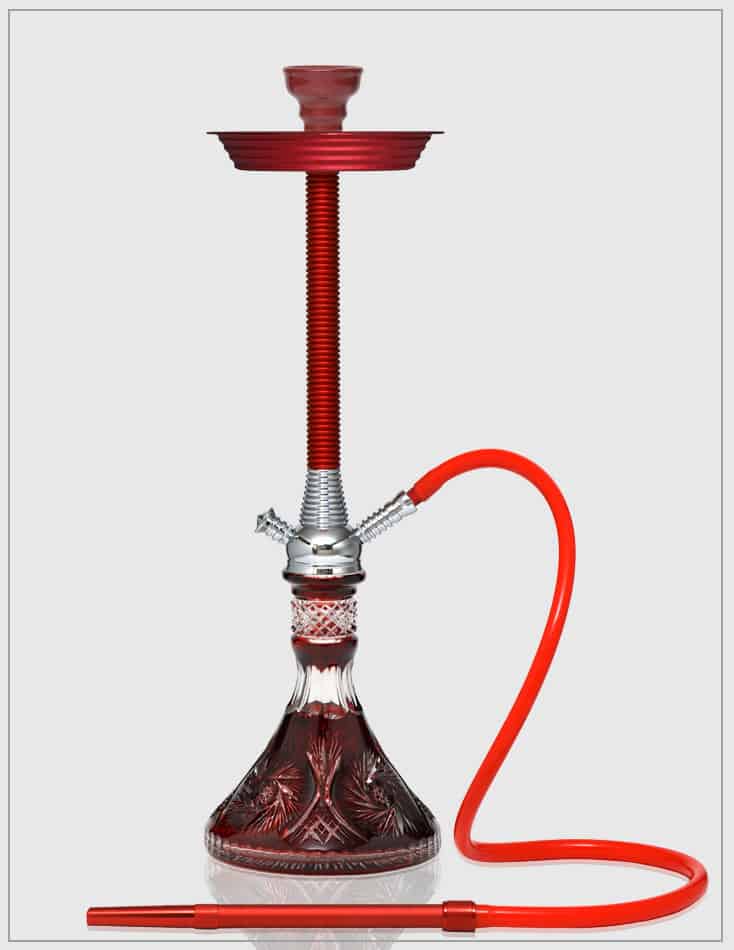 Mya Saray Large Hookahs Mya Pinwheel Red Large Hookah