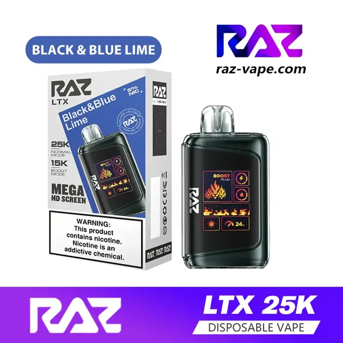 RAZ LTX 25K Black & Blue Lime Ice