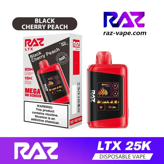RAZ LTX 25K Black Cherry Peach