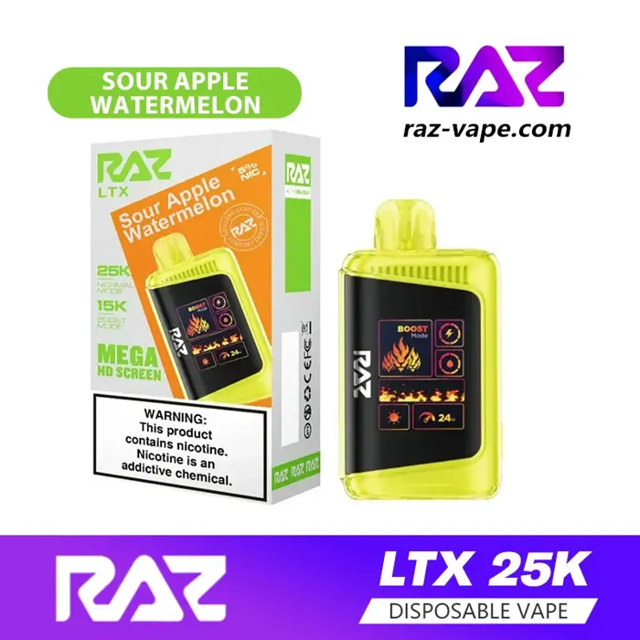 RAZ LTX 25K Sour Apple Watermelon