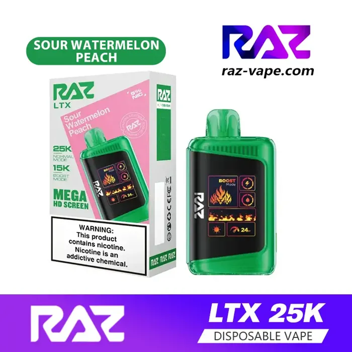 RAZ LTX 25K Sour Watermelon Peach
