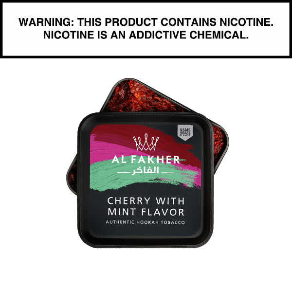 Al Fakher Al Fakher Shisha Tobacco 1kg Al Fakher Cherry with Mint Shisha 1kg