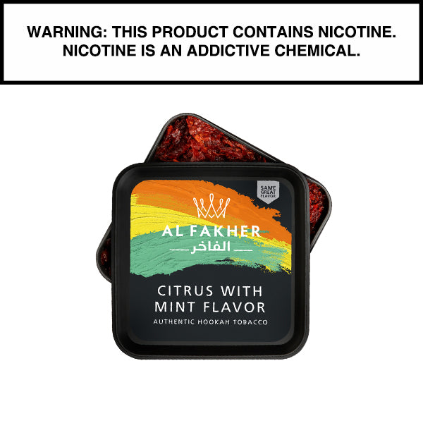 Al Fakher Al Fakher Shisha Tobacco 1kg Al Fakher Citrus with Mint Shisha 1kg