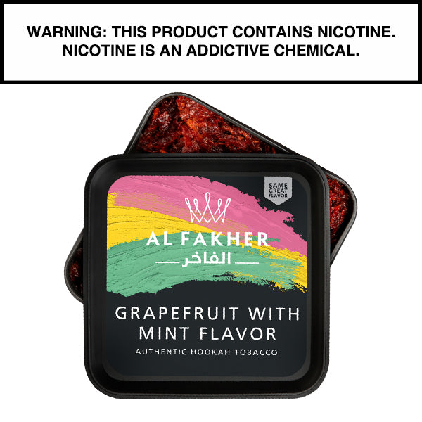 Al Fakher Al Fakher Shisha Tobacco 1kg Al Fakher Grapefruit with Mint Shisha 1kg