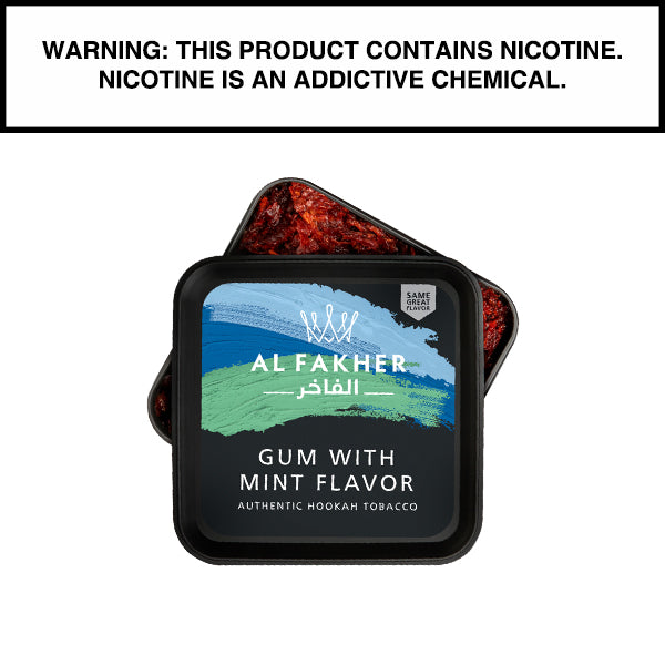Al Fakher Al Fakher Shisha Tobacco 1kg Al Fakher Gum with Mint Shisha 1kg