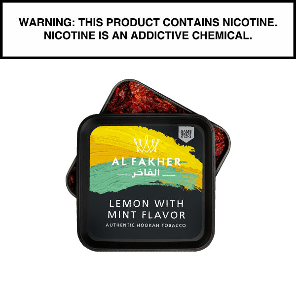 Al Fakher Al Fakher Shisha Tobacco 1kg Al Fakher Lemon with Mint Shisha 1kg