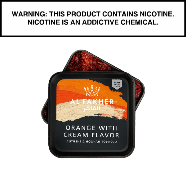 Al Fakher Al Fakher Shisha Tobacco 1kg Al Fakher Orange with Cream Shisha 1kg