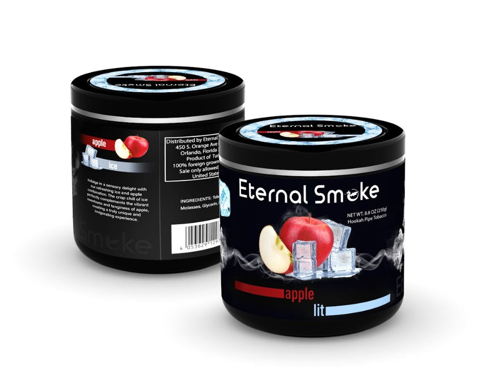 Eternal Smoke Eternal Smoke Hookah Tobacco 250g Eternal Smoke Apple Lit Shisha 250g