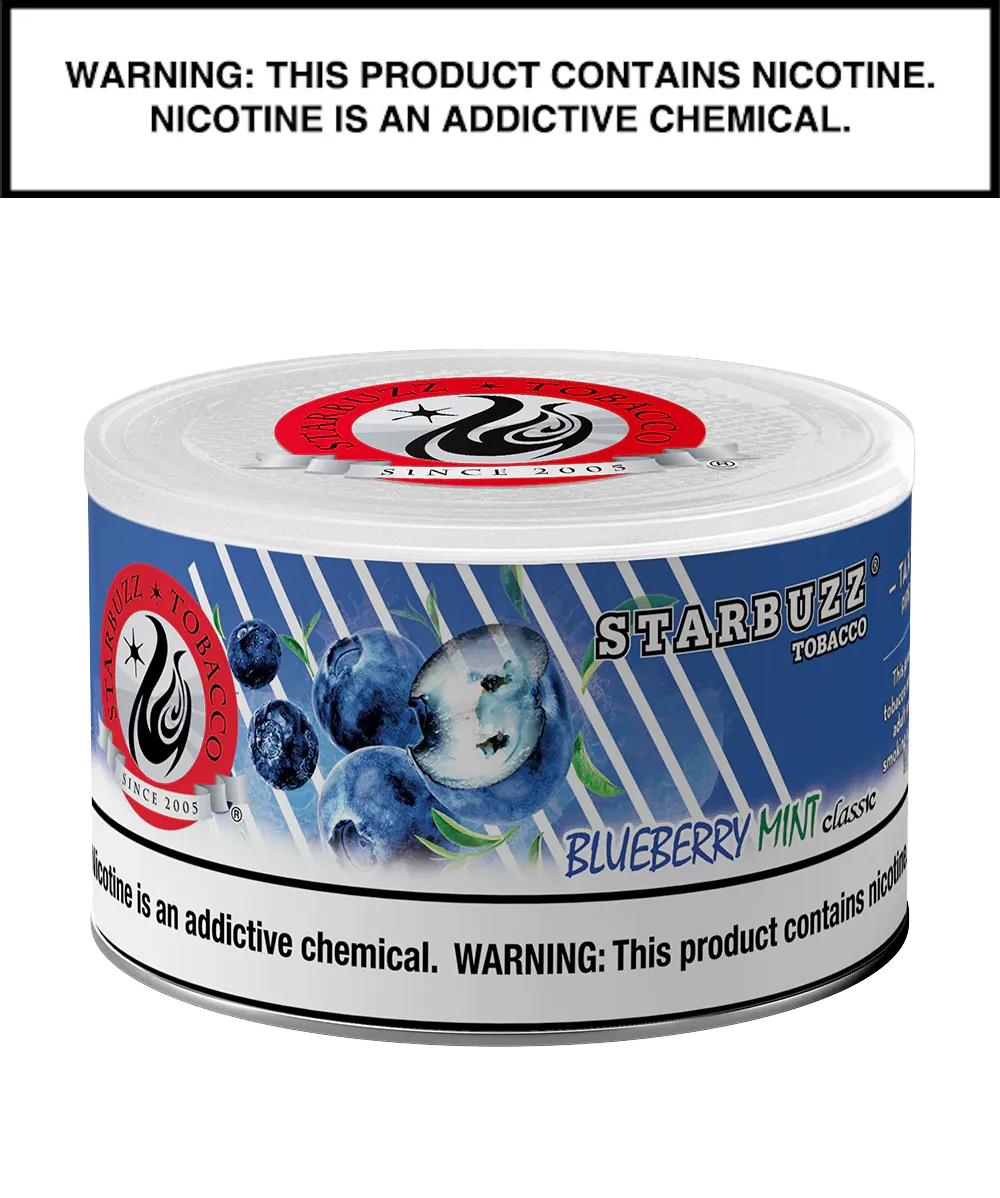 Starbuzz Starbuzz Classic Shisha 250g Starbuzz Blueberry Mint Shisha 250g