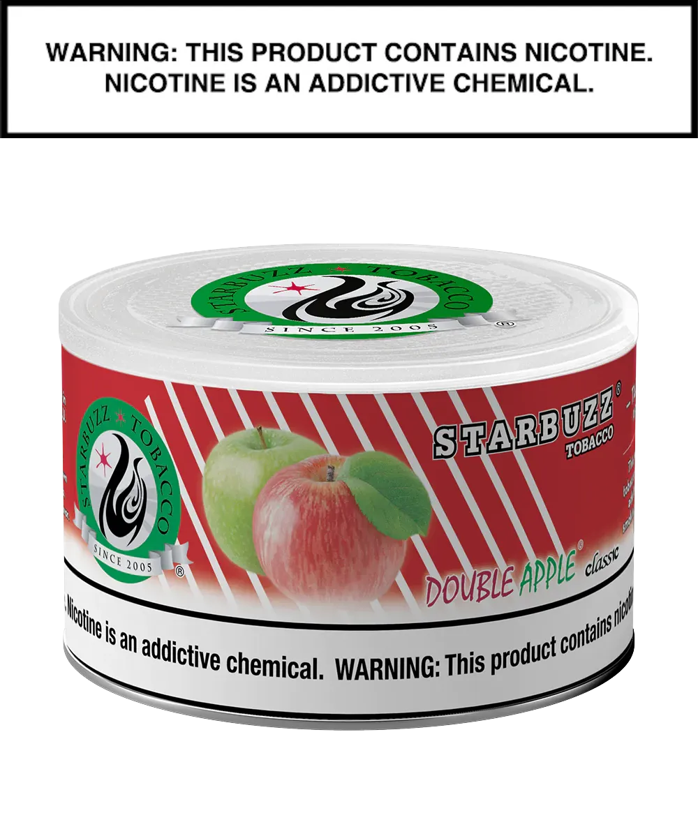 Starbuzz Starbuzz Classic Shisha 250g Starbuzz Double Apple Shisha 250g