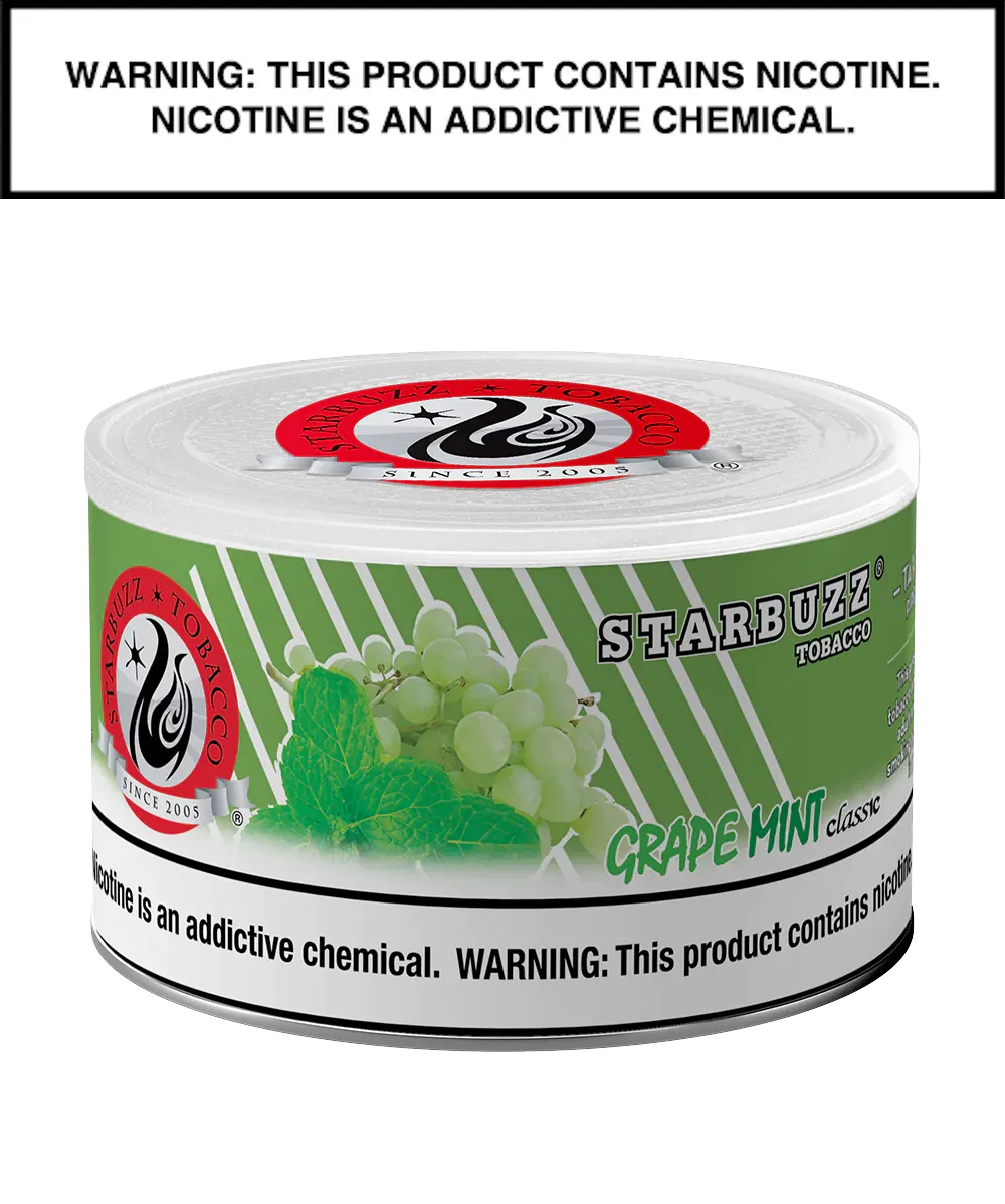 Starbuzz Starbuzz Classic Shisha 250g Starbuzz Grape Mint Shisha 250g