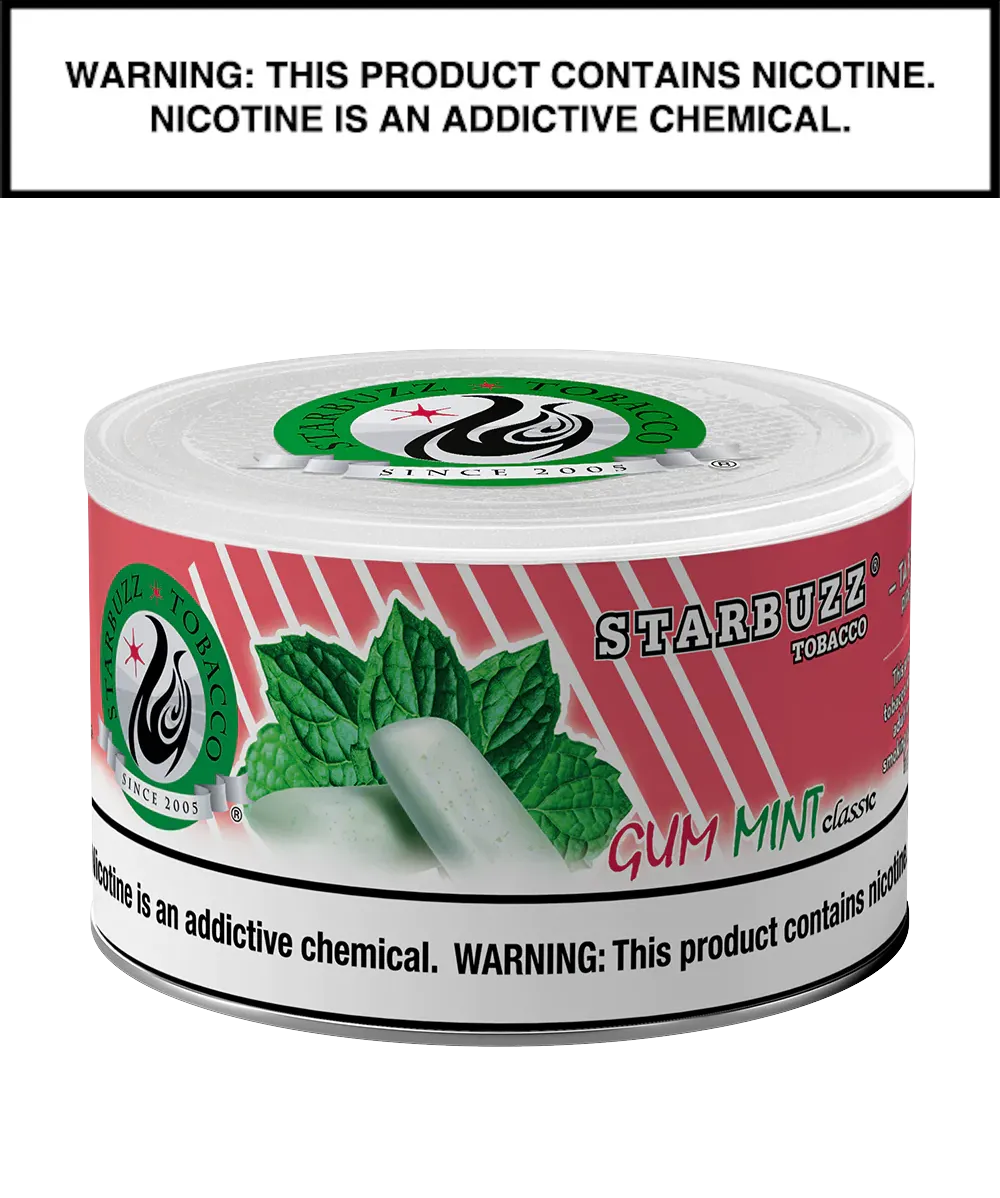Starbuzz Starbuzz Classic Shisha 250g Starbuzz Gum Mint Shisha 250g