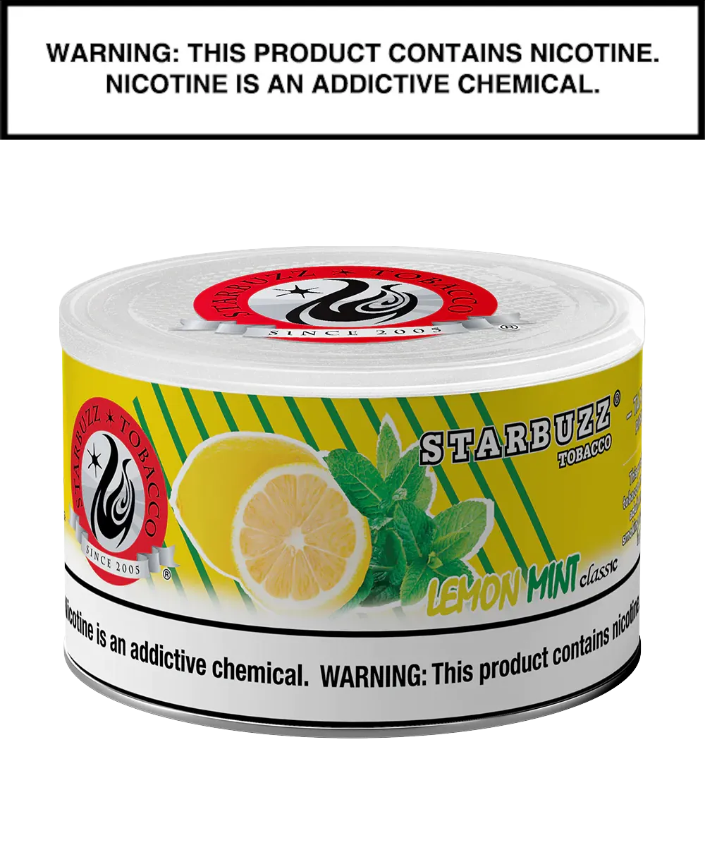 Starbuzz Starbuzz Classic Shisha 250g Starbuzz Lemon Mint Shisha 250g