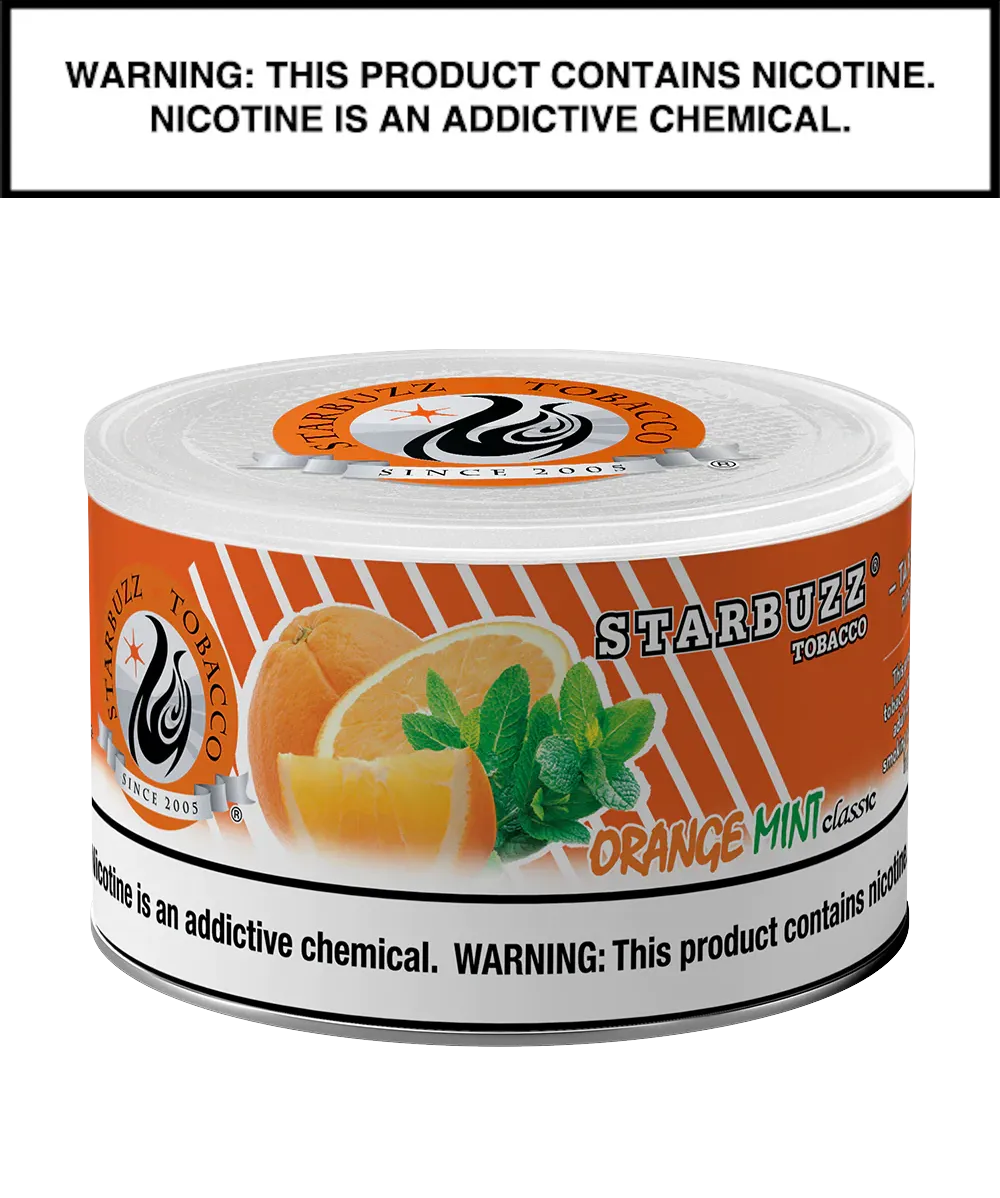 Starbuzz Starbuzz Classic Shisha 250g Starbuzz Orange Mint Shisha 250g