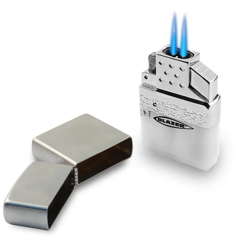 Blazer Zippo Insert Blazer Top-Z Dual Torch Flame Lighter Insert for Zippo & Similar