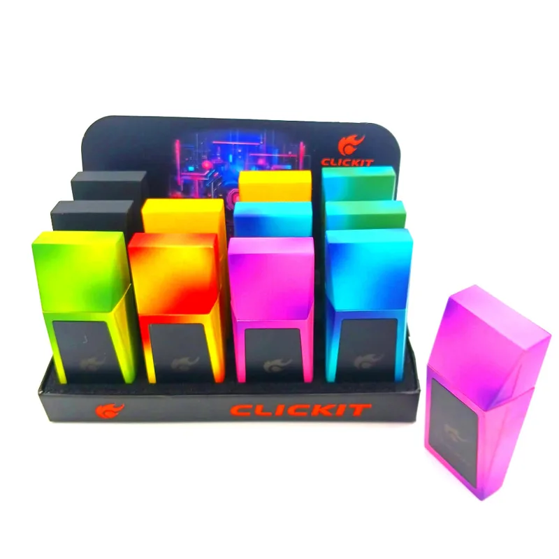 Clickit Novelty Torch Lighters Clickit Cyber Torch Mix Color